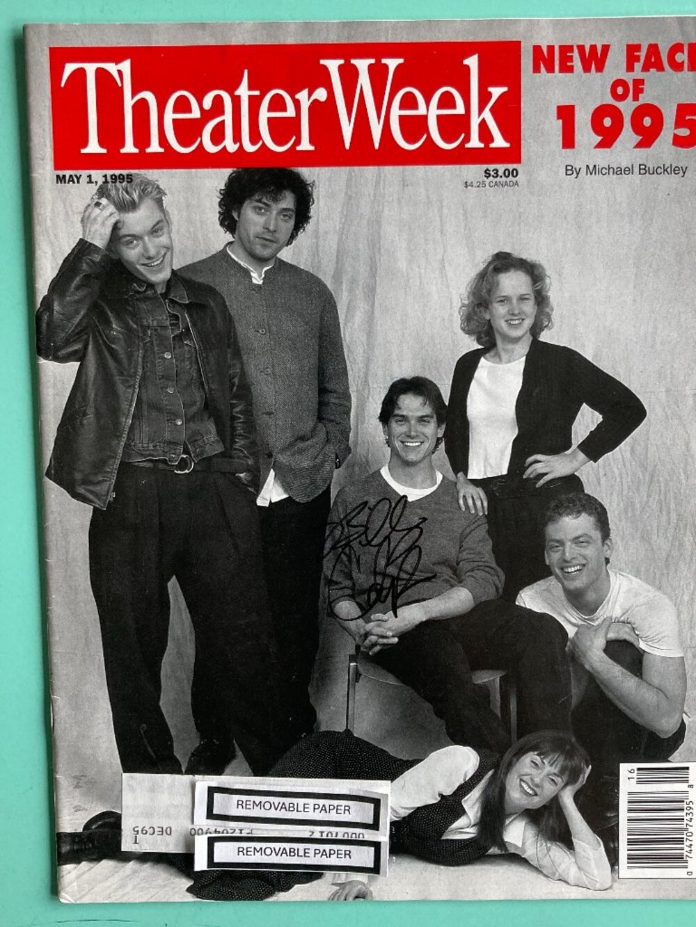 Billy Crudup Signed Theater Week Magazine May 1 1995 New Faces of 94 Broadway